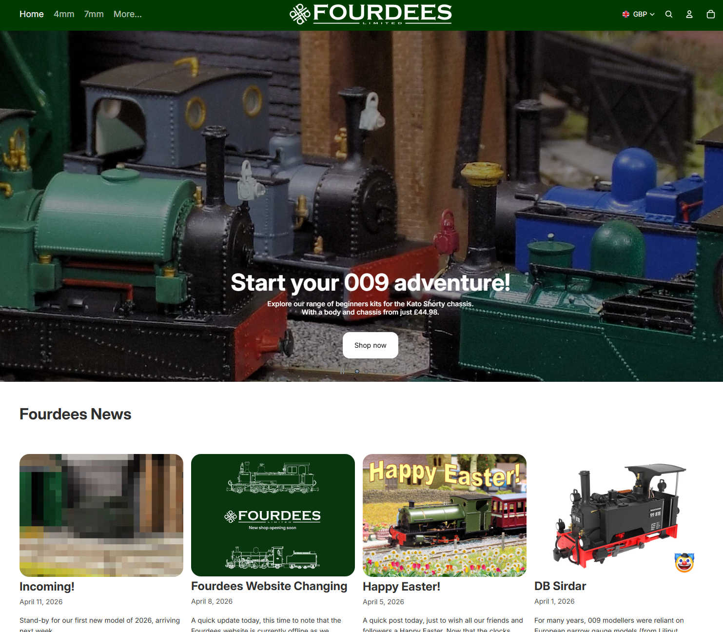 Fourdees - New website launch