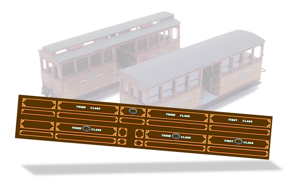 Corris Railway Carriage Decals
