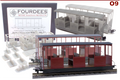Miniature Railway Half-Open Carriages