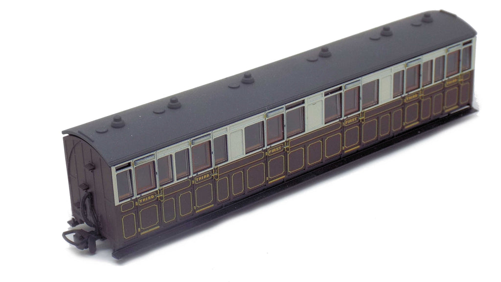 Composite Bogie Carriage - Brown and Cream
