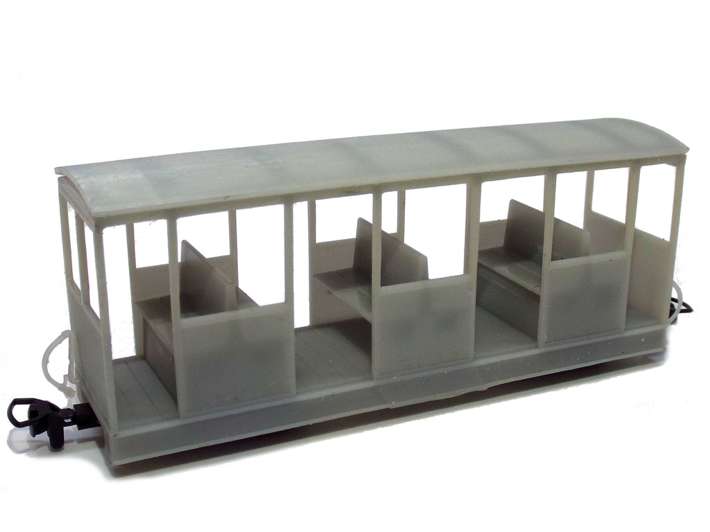 Miniature Railway Half-Open Carriages