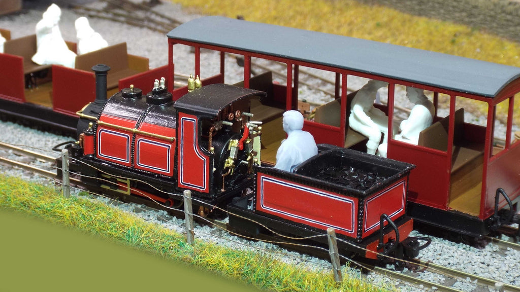 Miniature Railway Half-Open Carriages