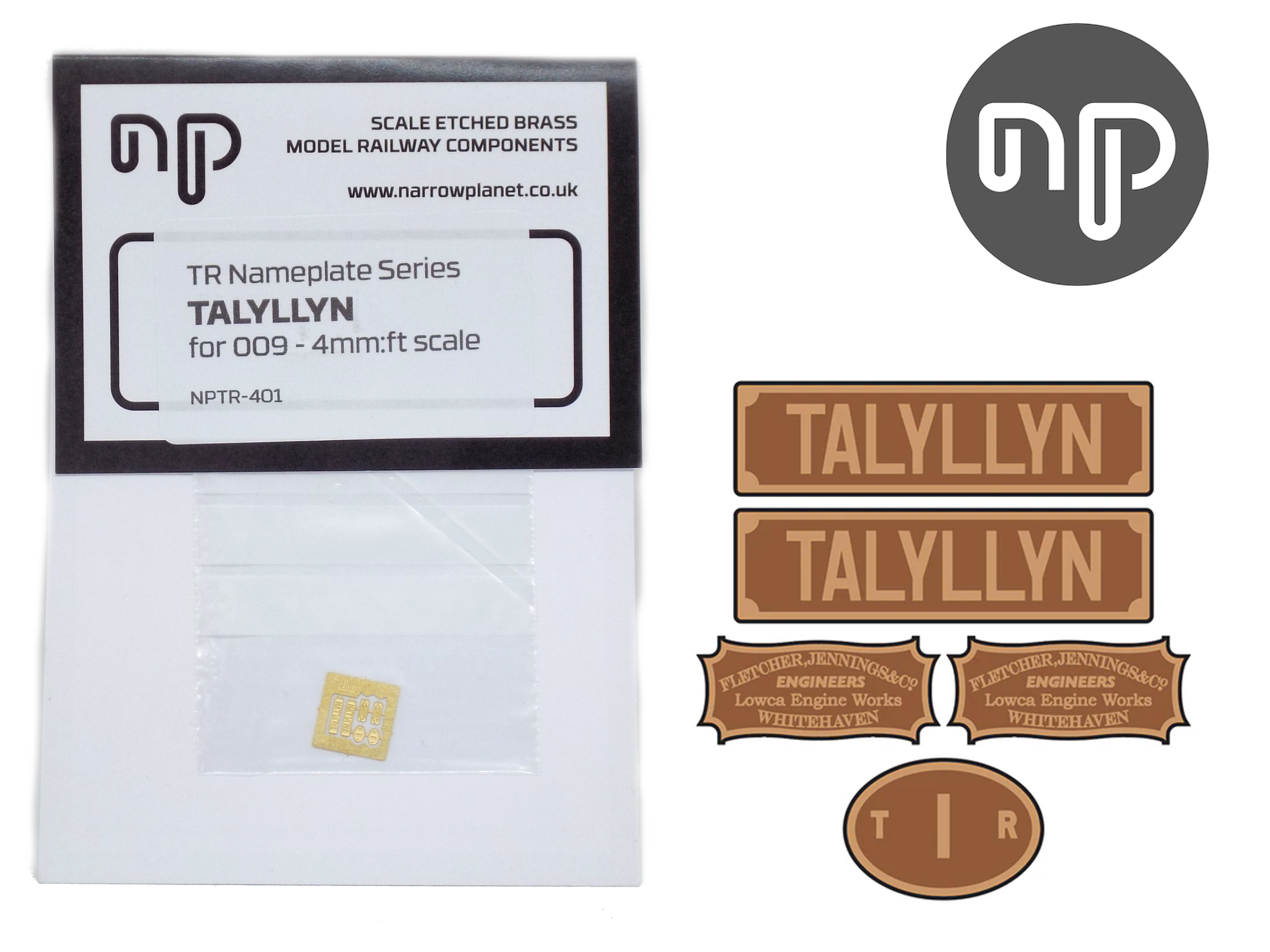 'Talyllyn' loco set plates